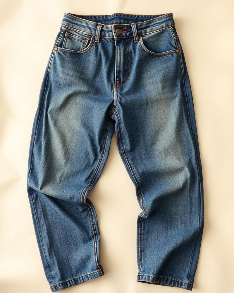 Sun-Faded Baggy Jeans